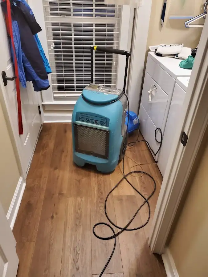 Commercial dehumidifier deployed for Flood Damage Cleanup in Steamboat Springs